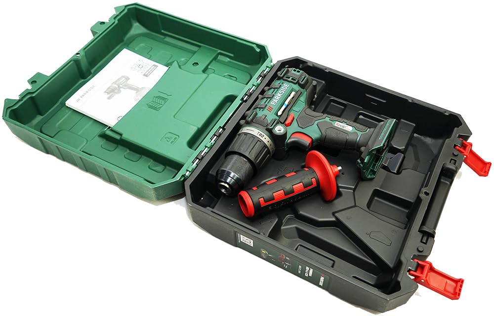 HEADNMORE® Bundle Parkside PSBSA 20 - Taladro atornillador inalámbrico (20 V, incluye llavero HEADNMORE® 1 batería de 4 Ah)