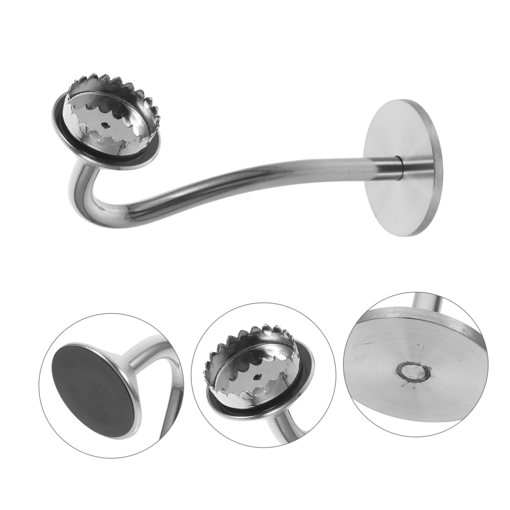 Amosfun 3-teiliger Seifenhalter für Die Im Badezimmer Zur Wandmontage Magnetischer Seifenhalter Selbstentleerend für Den Einsatz
