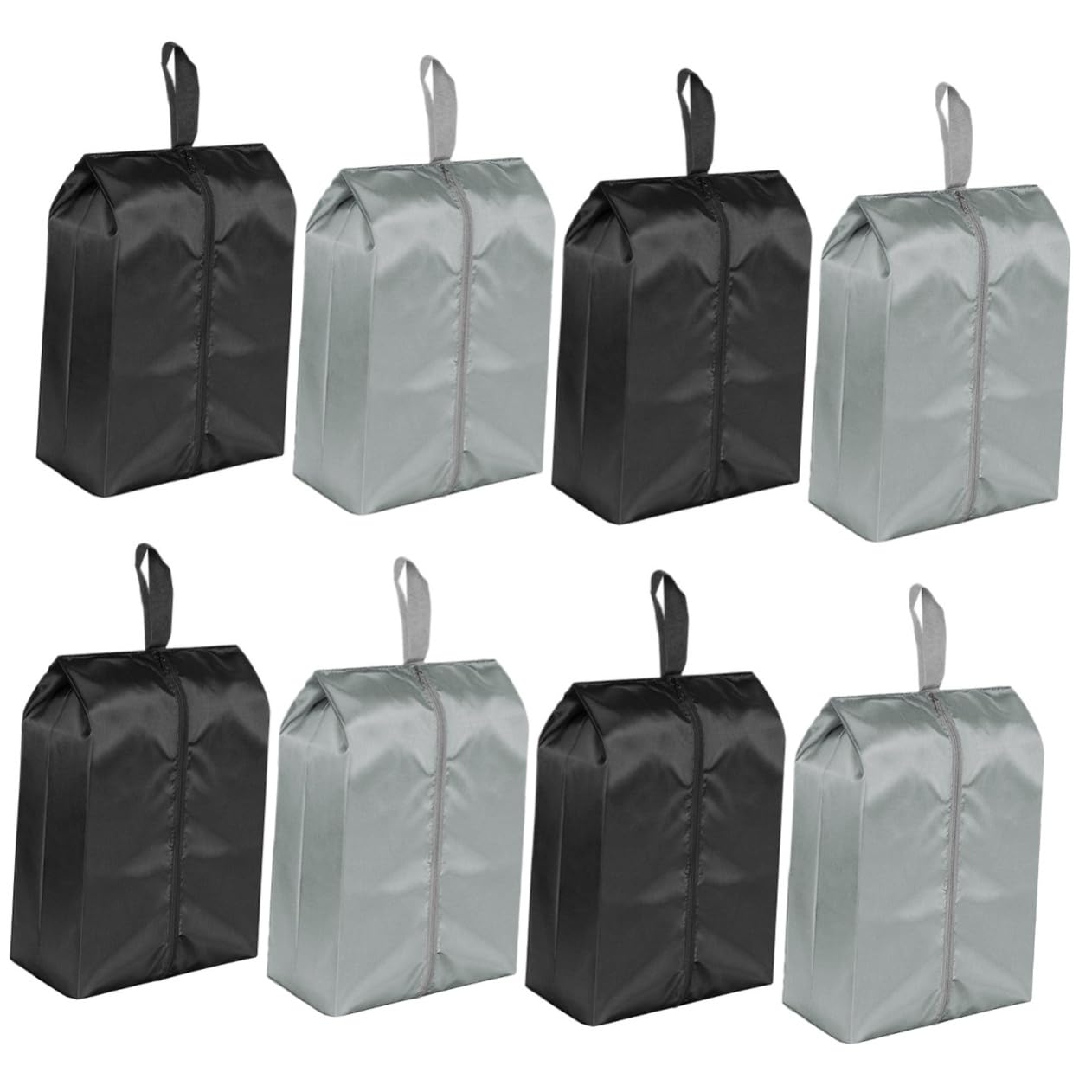 PACKOVE 8pezzi Borse Porta Scarpe Impermeabili Oxford Per Viaggi Sacchetti Organizzatori Con Chiusura Cerniera Per Tenere Pulite e Ordinati Tuoi Calzature