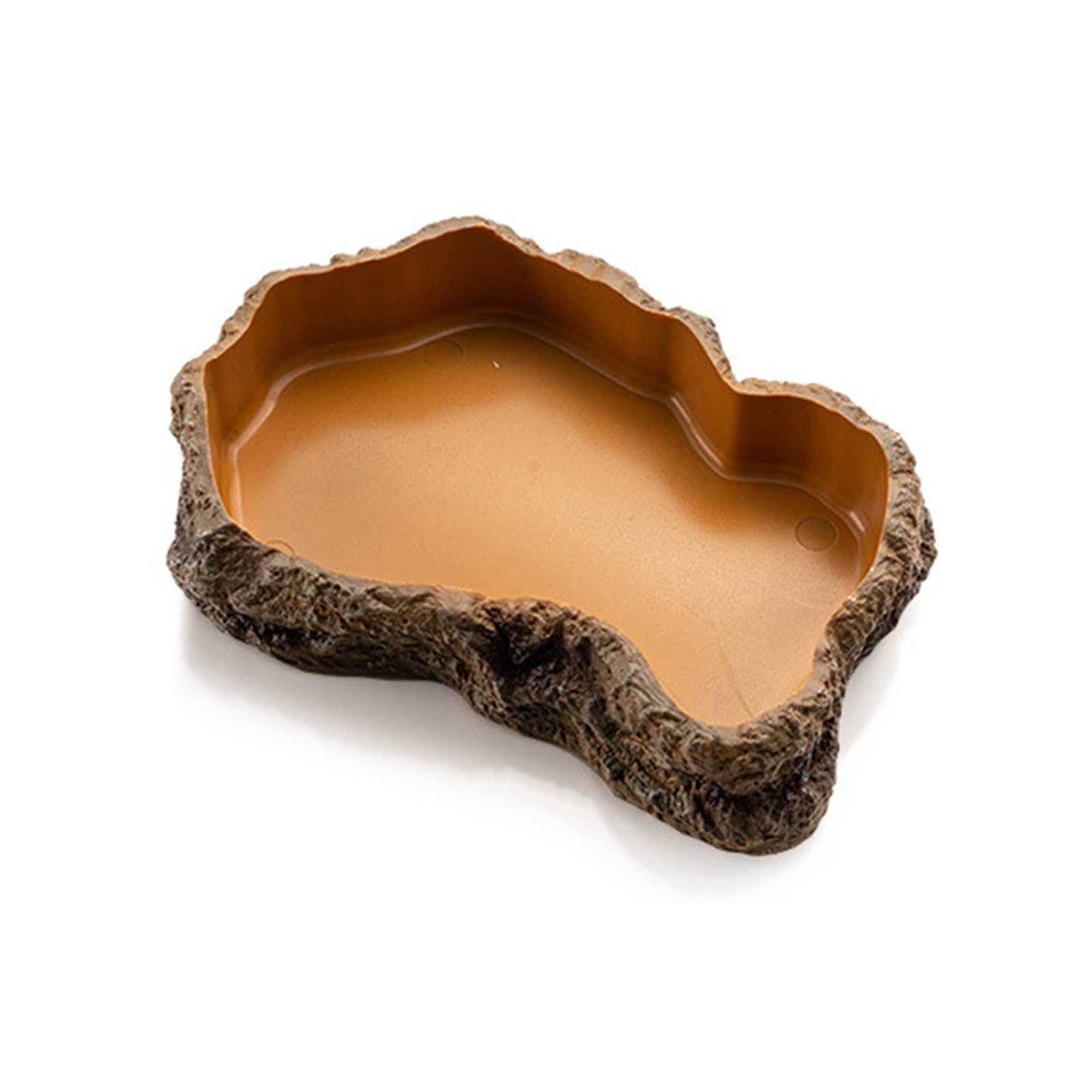 NEWFT Resins Reptiles Feeders Food Water Bowl for Turtle Lizards Tortoises Snake Reptiles Feeders Pet Supplies