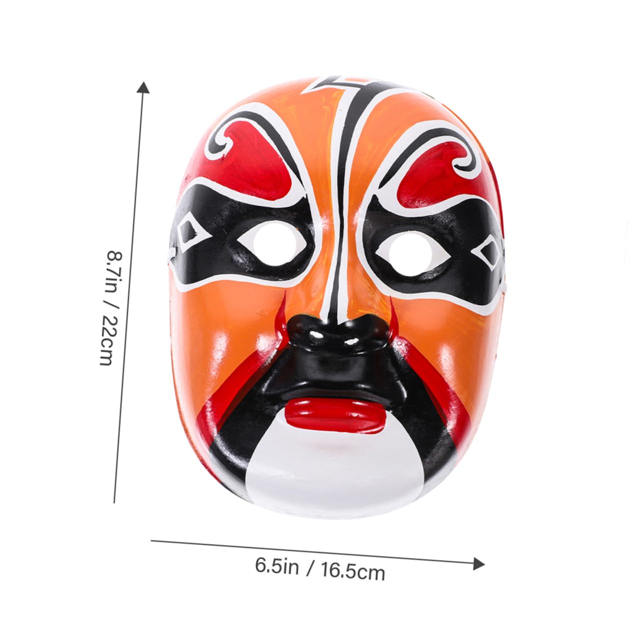 OUNONA 2Pcs Chinese Wall Hanging Masks Decorative Peking Masks for Halloween Festivals Traditional Chinese Decor for Home Elegant Mysterious Wall Art