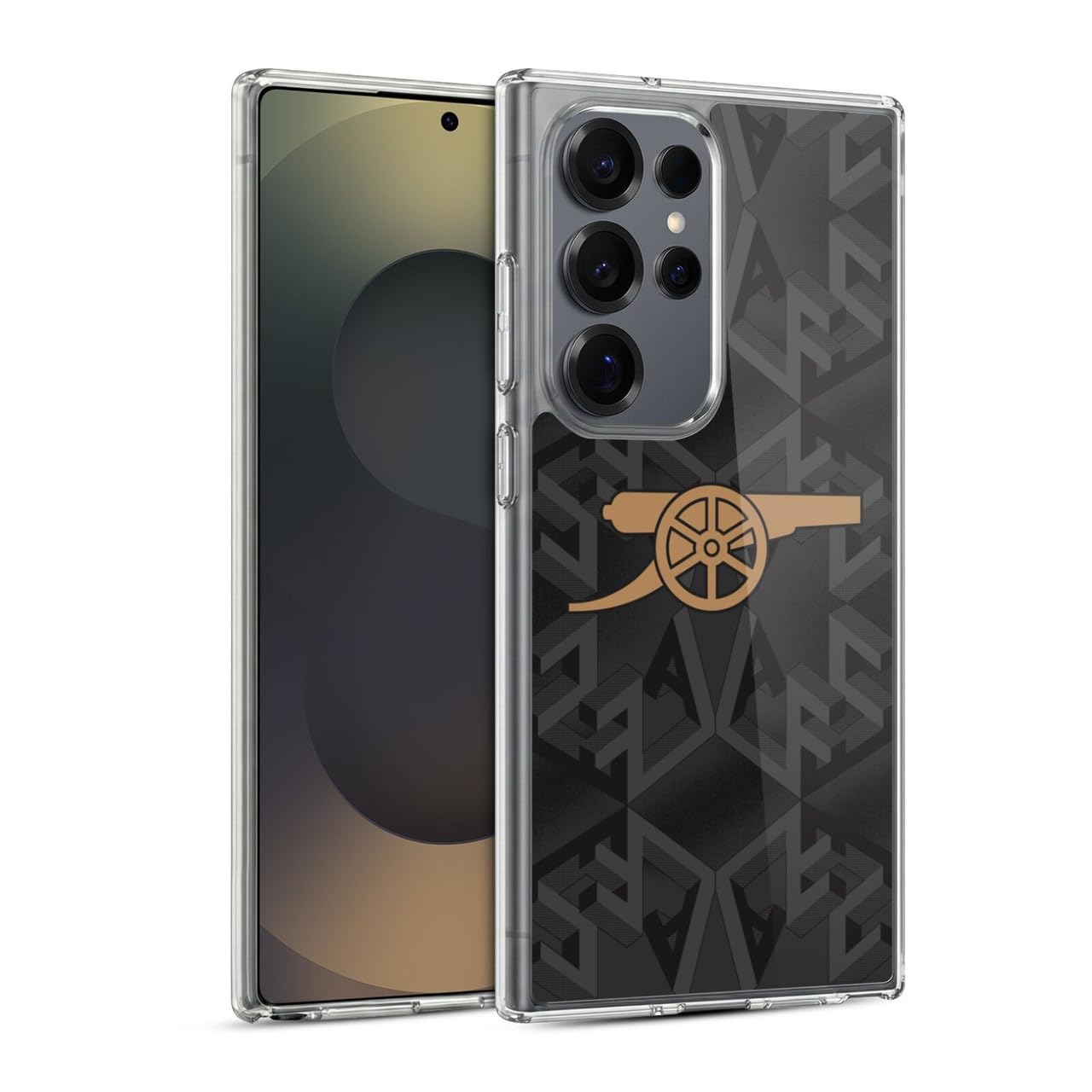 Head Case Designs Officially Licensed Arsenal FC Away 2022/23 Crest Kit Gel Case [Military Grade Protection] Compatible with Samsung Galaxy S25 Ultra and Compatible with MagSafe — image 1