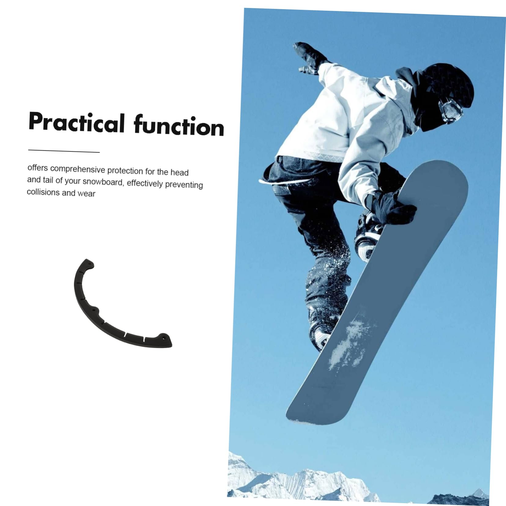 Funda Protectora para Tabla de Snowboard Y Patineta para Mujeres Y Hombres Protector de Borde para Tabla de Skate Protector de Punta de Esquí Fundas para Tabla de Skate Accesorios