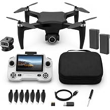 YL01Drone 4.3 Inch Screen Remote, Foldable Brushless, 2 Batteries.