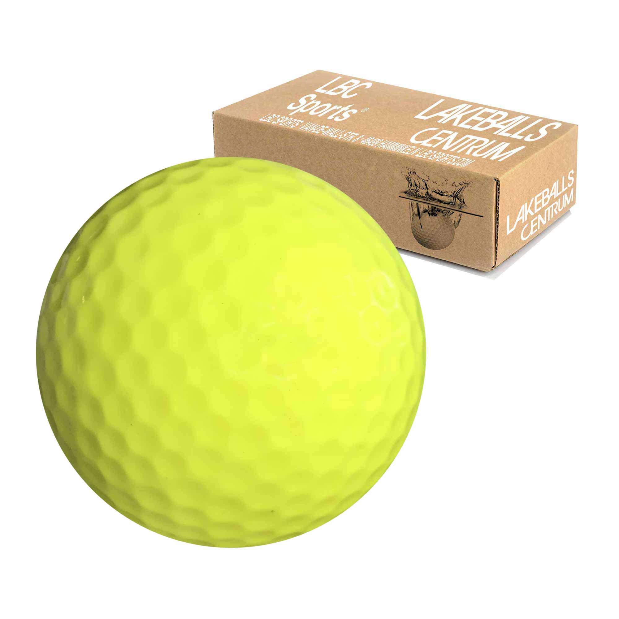 Lot de 50 balles de golf Lakeballs Mix jaunes - Qualité AAA/AA - Dans un sac en filet