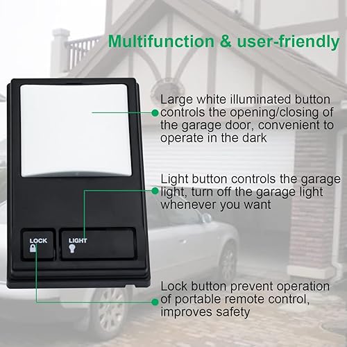 Miniatura 6 de G78LM - Consola de puerta de garaje multifunción para montaje en pared LiftMaster Security 78LMC 41C494