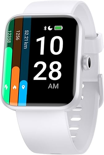 Miniatura 8 de Imzuc Reloj inteligente para mujeres y hombres, reloj de seguimiento de actividad física con monitor de frecuencia cardíaca, sueño, rastreador SpO2,