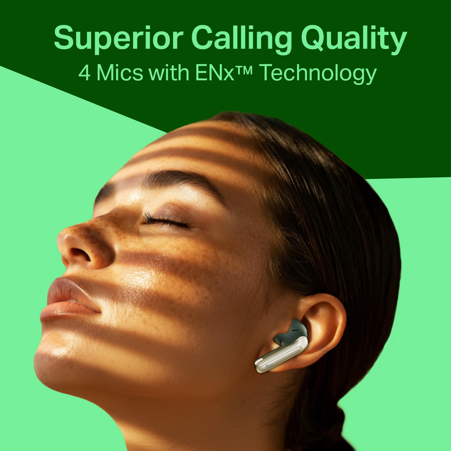 Boat Airdopes 219, 4Mics ENx, 40H Battery, Best in Segment for Calling, Stream Ad Free Music via App Support, Bluetooth Earbuds, TWS Ear Buds Wireless Earphones with mic (Forest Sage) 2