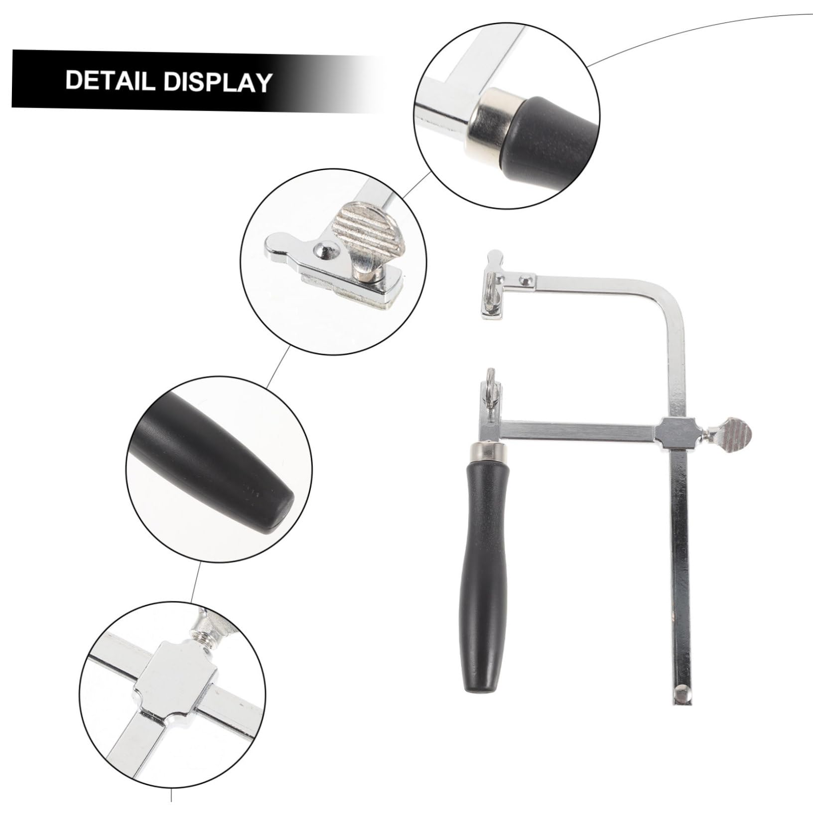 Uonlytech 5 Pezzi Seghetto per Gioielliere con U Stabile Strumento Multifunzionale per Lavorazione Del e Creazione Design Compatto e Leggero per Precisi e Facili da Usare