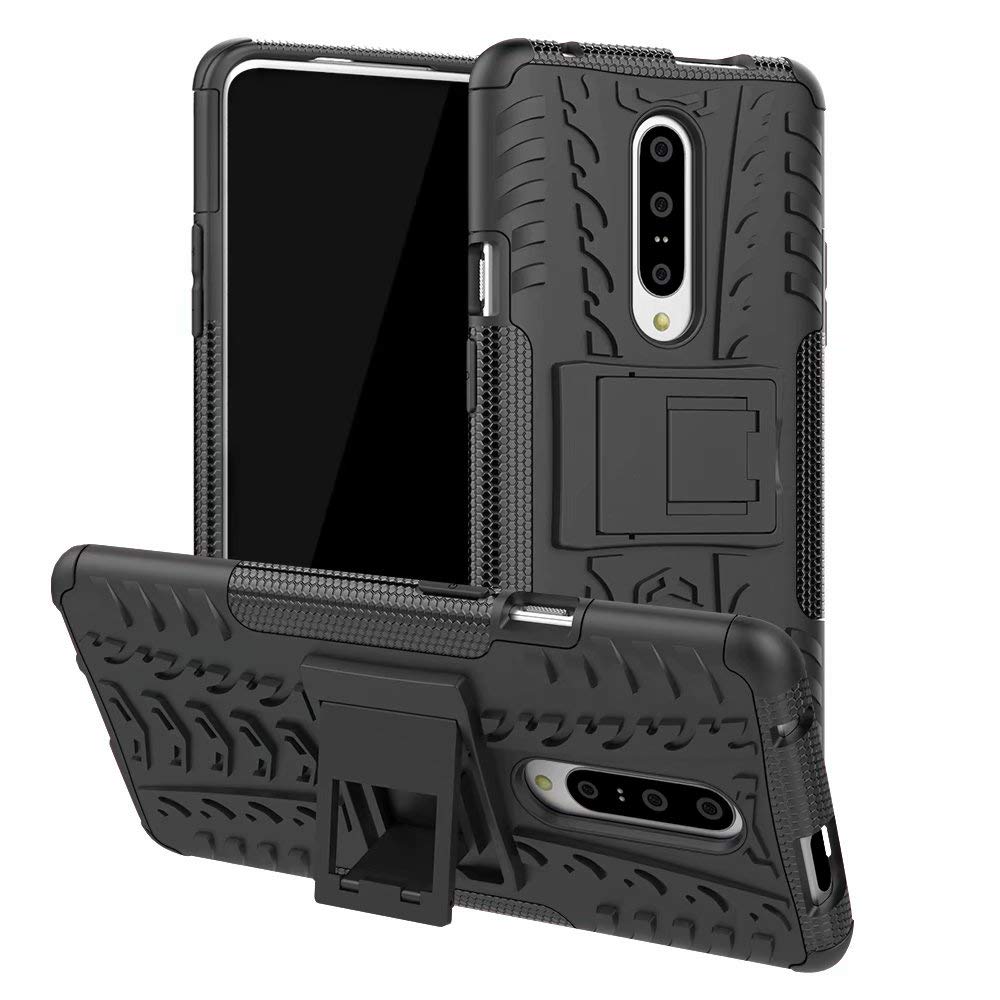 NOKOERCase for OPPO A93 5G, 2 in 1 PC TPU Cover Armure Phone Case [Heavy Duty] Vertical bracket Cover [Shockproof] [Anti-fall] [Non-slip] Case - Black
