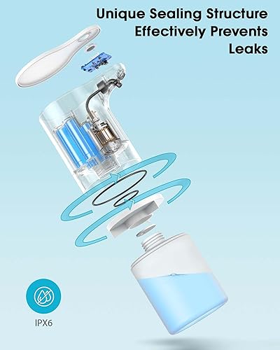 Miniatura 3 de Dispensador automático de jabón sin contacto, dispensador de jabón sin contacto IPX6 a prueba de fugas con sensor infrarrojo mejorado, dispensador