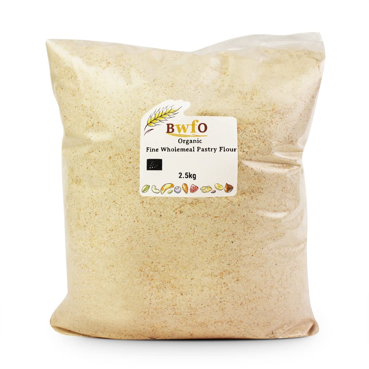 Organic Fine Wholemeal Pastry Flour 2.5kg (BWFO)