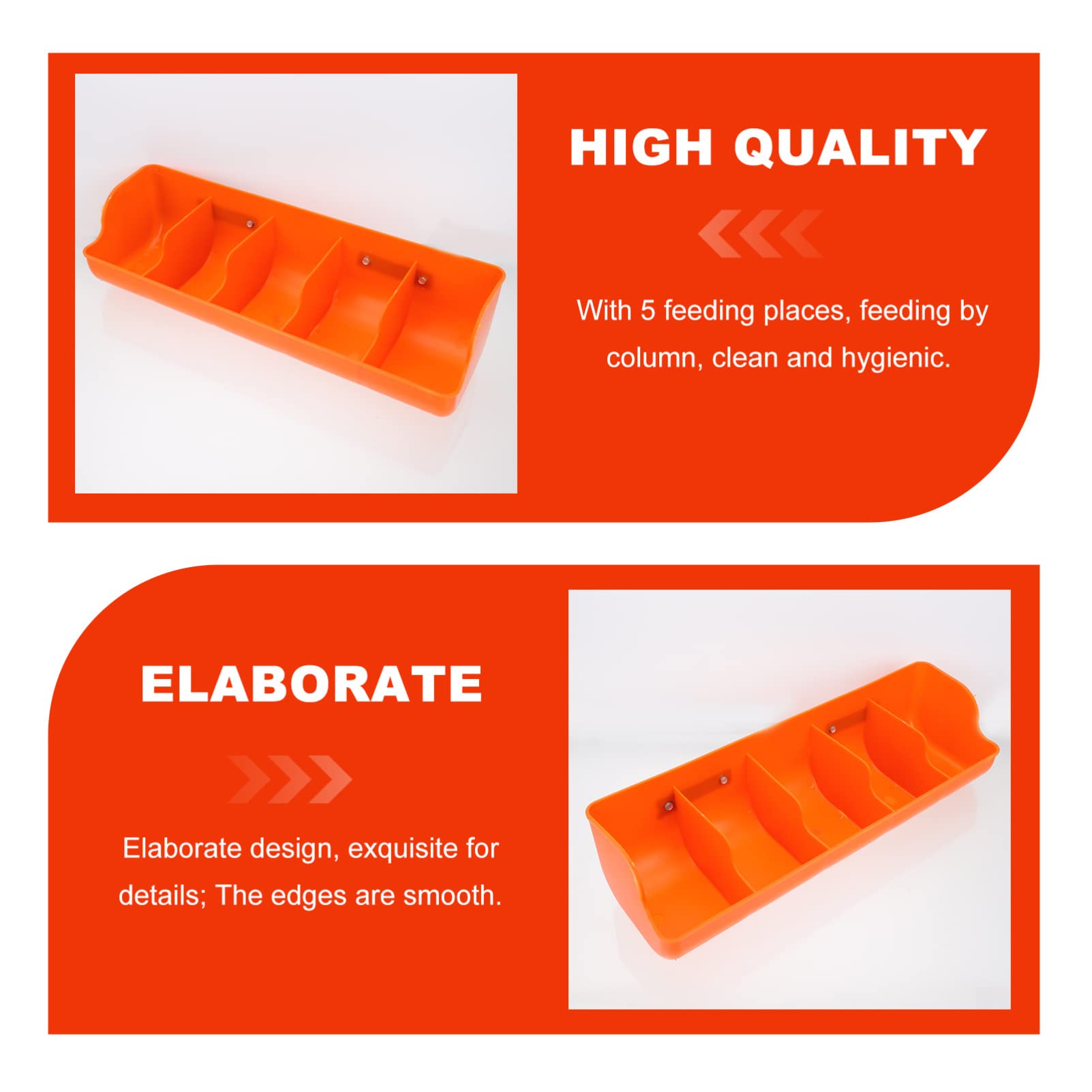 GANAZONO Fornitura Farm Supply Pig Trough 2pcs Piggy Trough Alimentazione Secchio di Plastica Esterno Maiale Alimentazione Suinetti Mangiatoia
