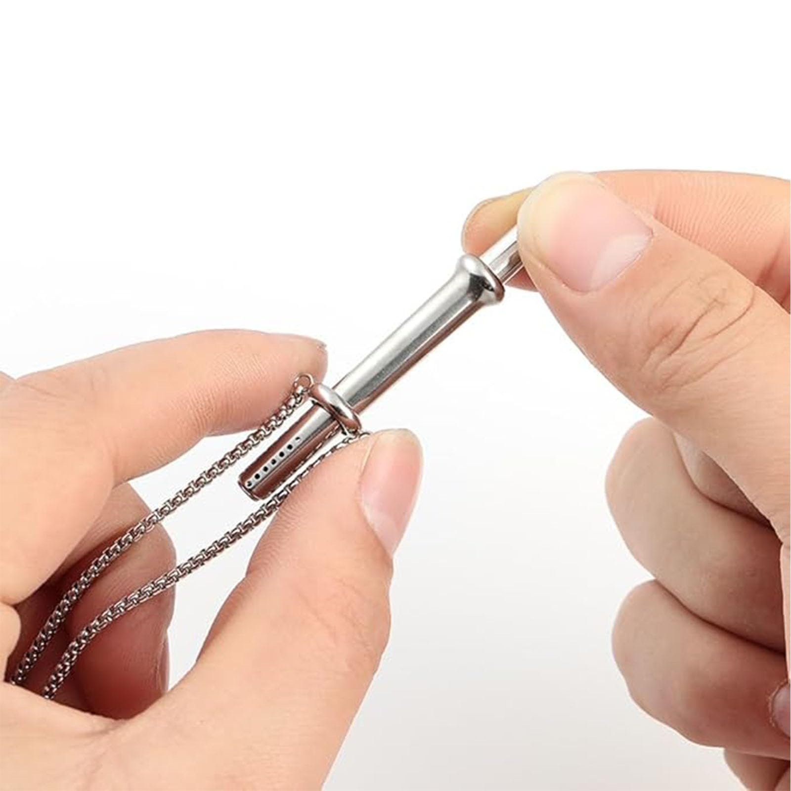 Generico Collana Scoop, Collana con ciondolo mini cucchiaio in metallo staccabile, Scoop per gioielli funzionale indossabile, Utilità portatile e leggera per l'uso quotidiano