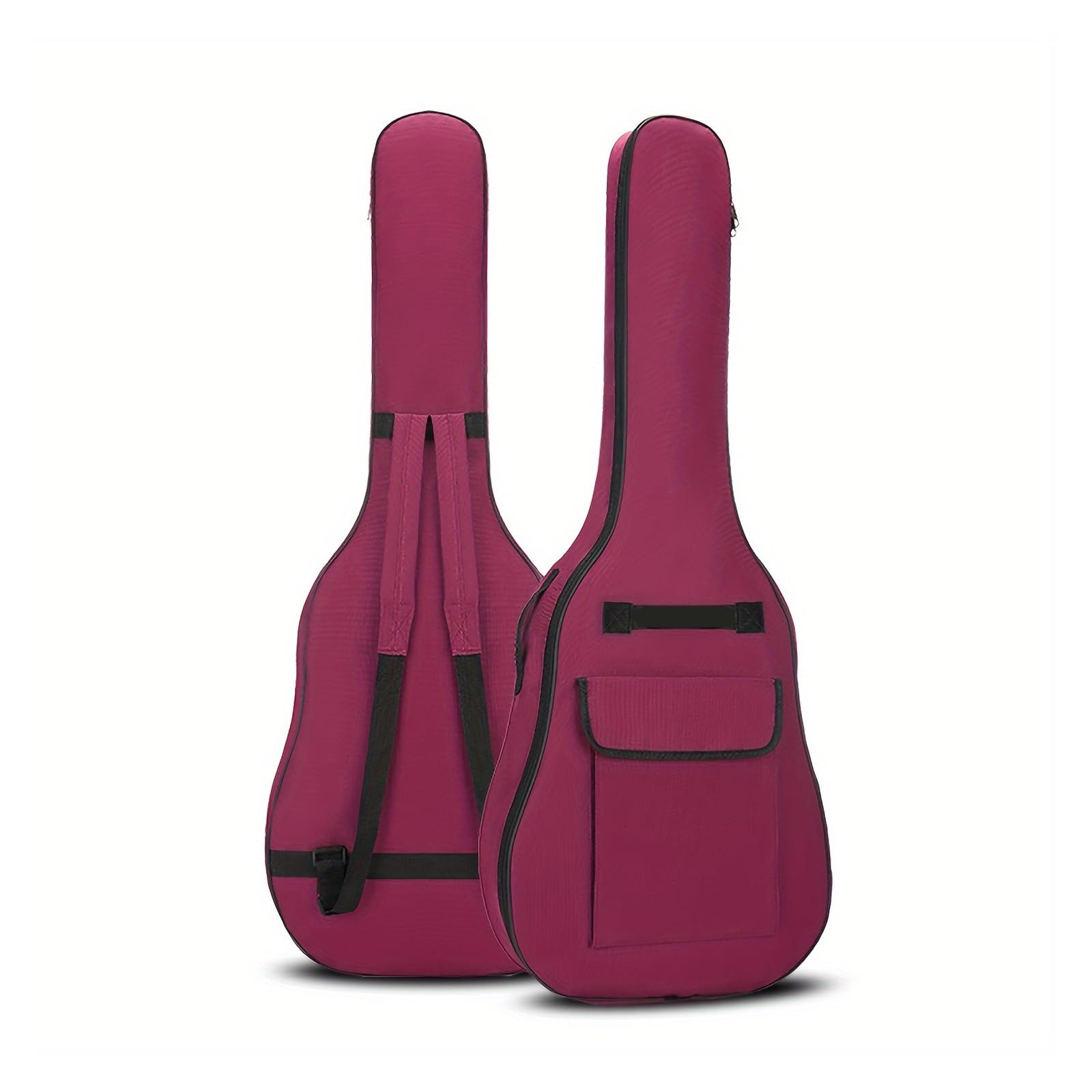 Torba na gitarę 5,5 mm wyściełana torba na gitarę na gitary 40/41 cali, regulowane paski na ramiona, akcesoria osłona przeciwpyłowa elektryczna