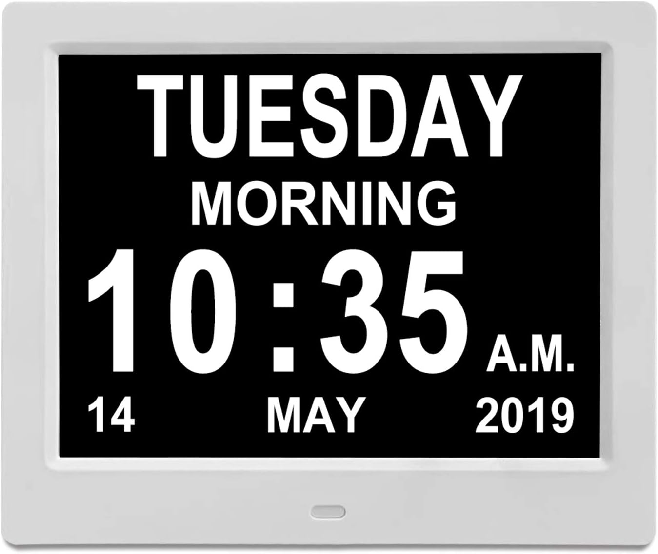 Buy Dementia Clocks with 12 Alarm Options，8 Digital Clock Large Display