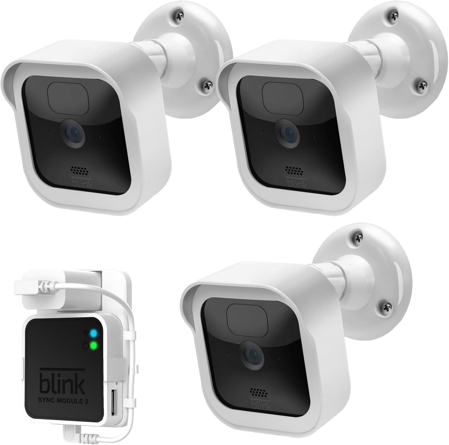 AllNew Blink Outdoor Camera Wall Mount, Weatherproof Protective Housing and 360
