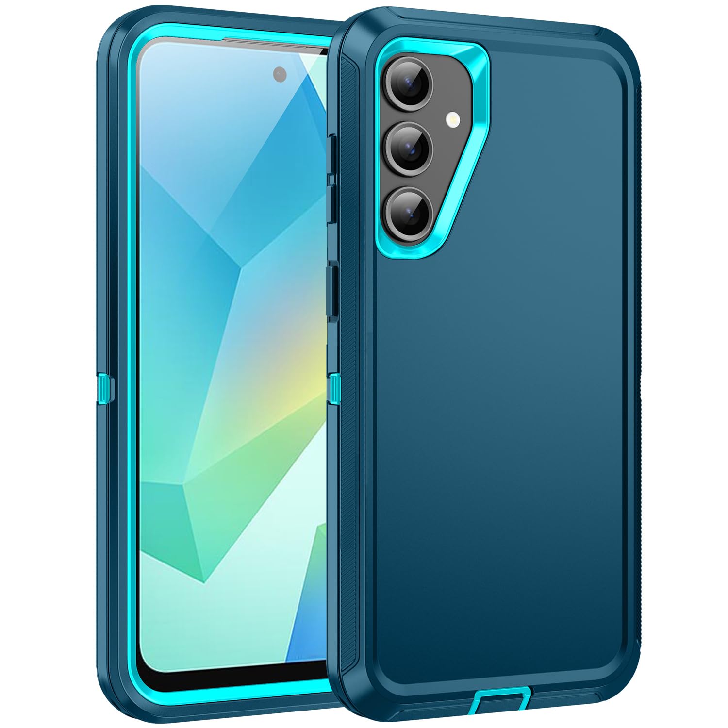 RegSun for Samsung Galaxy S25 Plus/S24 Plus Case,Shockproof 3-Layer Protection [Without Screen Protector] Rugged Heavy Dut...