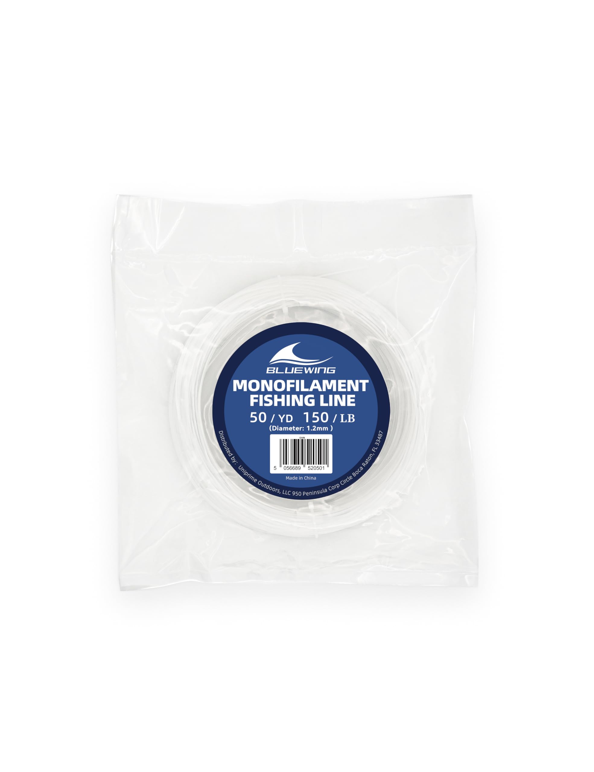 BLUEWING Monofilament Fishing Line Clear Mono Fish Wire Thin Diameter String 6-400 lbs, 50-3000 Yards