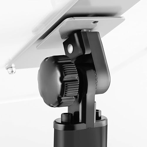 Miniatura 4 de DISPLAYSWORKER Soporte de pie ajustable y resistente para letreros de pedestal, soporte de acrílico para póster, piso de pie para 8.5 x 11 pulgadas,