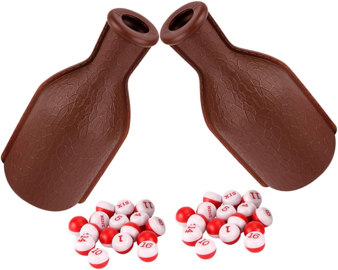GANAZONO 2pcs Billiard Bottle Prop Snooker Shaker for Pool Game Lightweight Plastic Dice Toy for Billiard Enthusiasts and Family Fun Activities