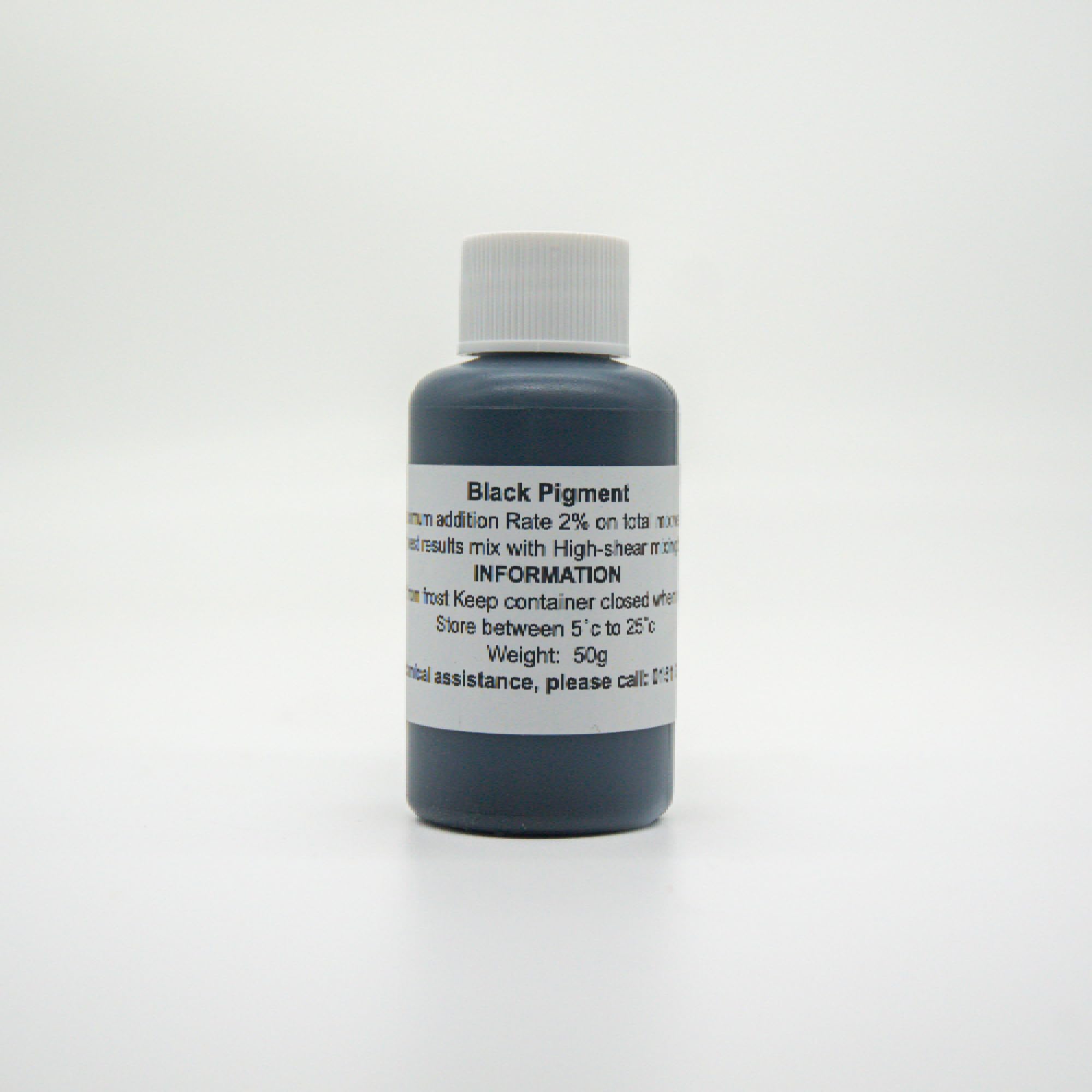 Jesmonite Black, 50G Pigment | Colour Solution For All Resin Mixes, Compatible With Ac100 | Vibrant, Concentrated Colours | Easy To Mix And Use | Ideal For Artists, Crafters, And Professionals (Black, 50G)