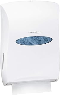 Kimberly Clark Professional Universal Folded Paper Towel Dispenser (09906), for Kleenex and Scott Brand Multifold and C-fold, 13.3â€ x, 5.9â€ x 18.9â€, White