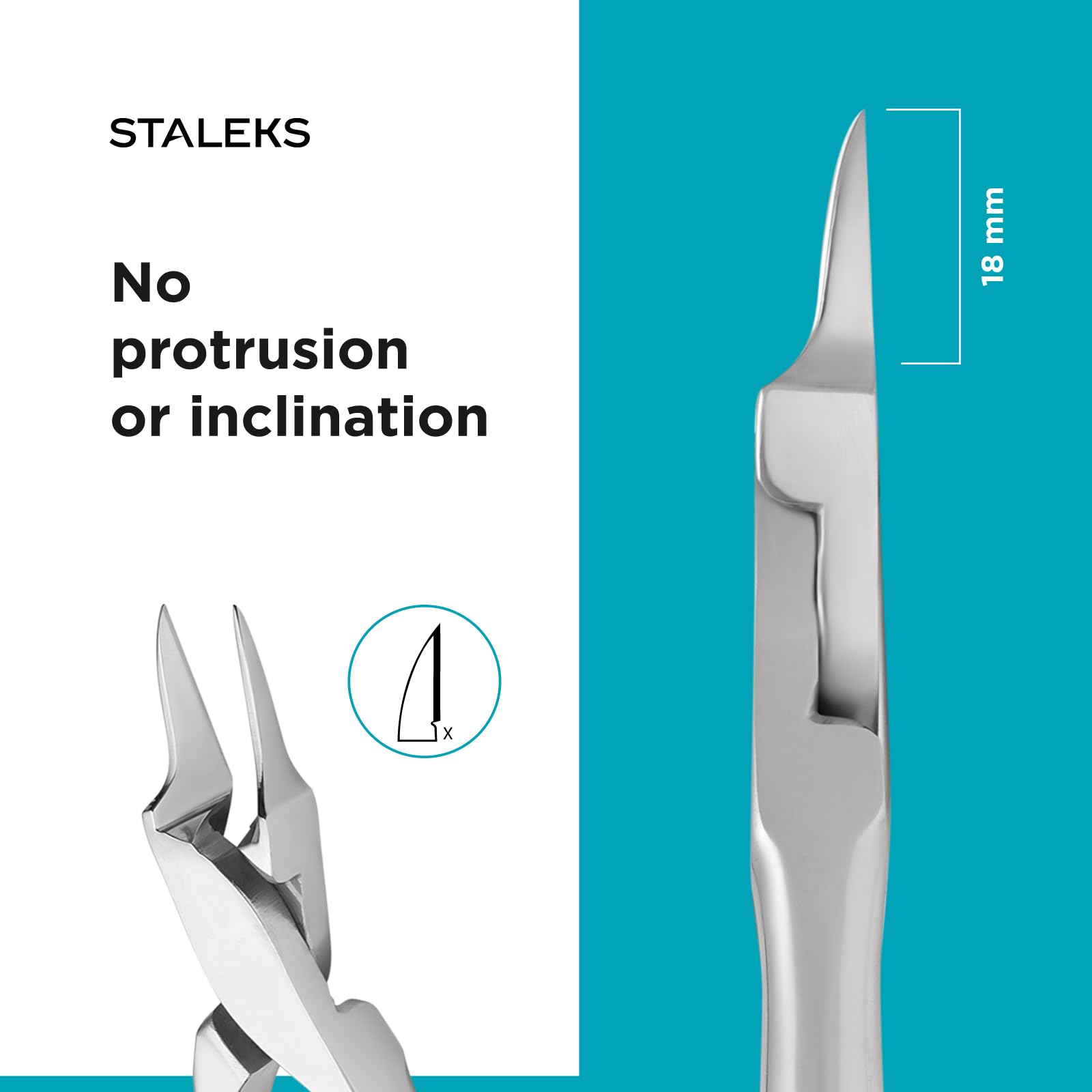 ALICATE PARA UÑA ENCARNADA PEDICURA NIPPERS FOR INGROWN NAILS PODO 30 18 MM NP-30-18
