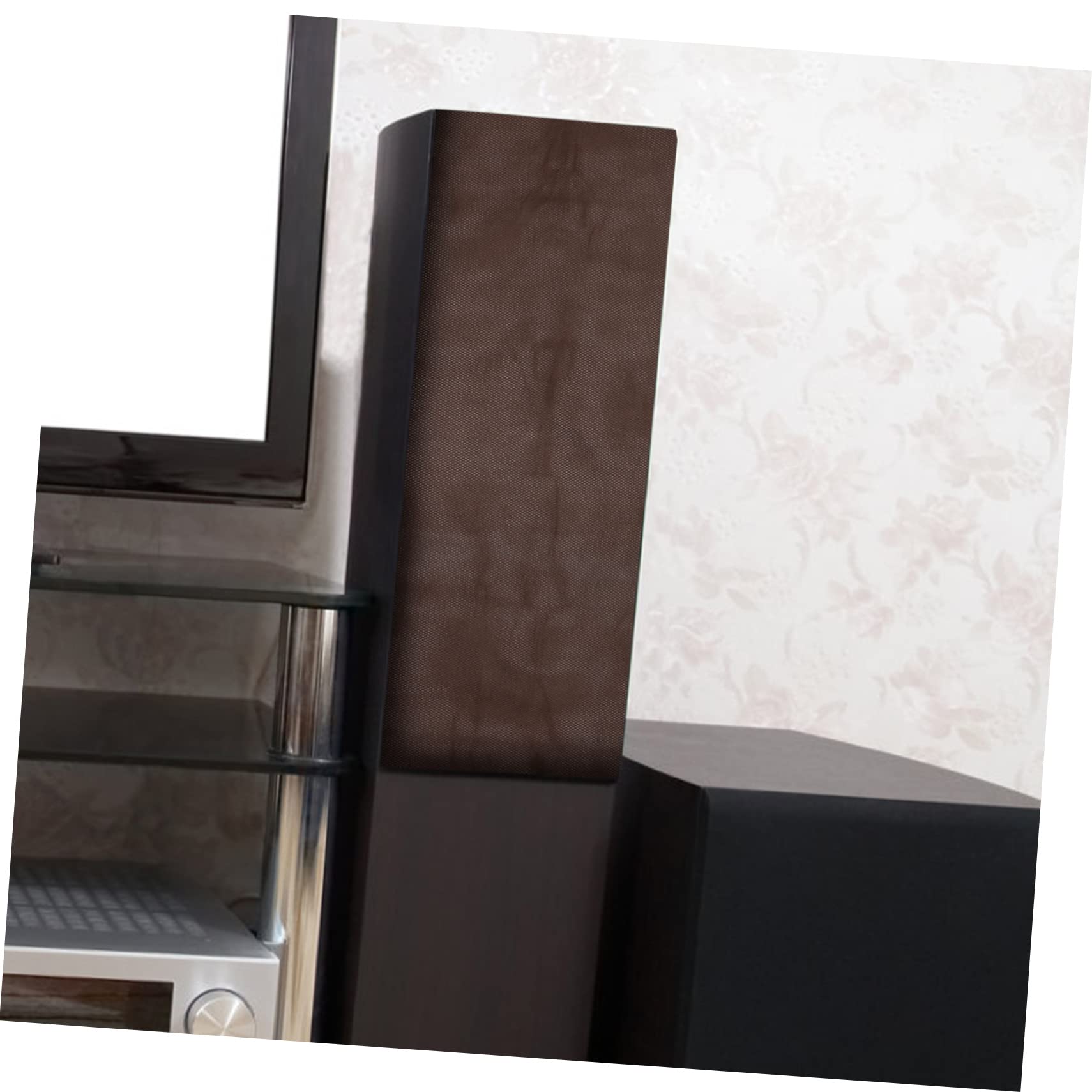 HOMOCONO 2pcs Breathable Speaker Cloth Fabric Mesh Grill Cover for Home Stereo Systems Vintage Speaker Restoration Easy to Clean Lightweight for Sound Quality