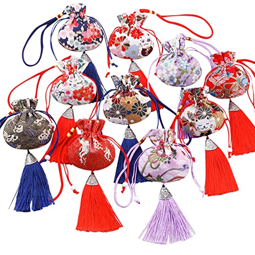 Bolsas de tela chinas de 20 unidades para joyas miniatura 1