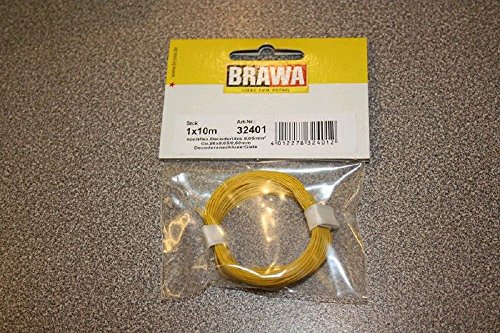 Preisvergleich Produktbild BRAWA 32401 Decoderlitze gelb 10m