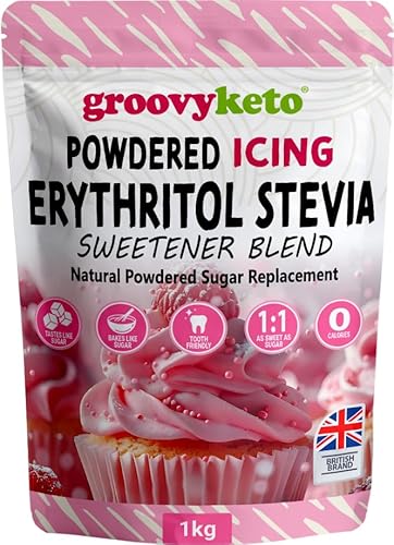 Groovy keto powdered erythritol & stevia sweetener 1kg
