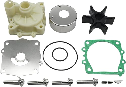 Miniatura 9 de 6N0-W0078 Kit de impulsor de bomba de agua para Yamaha fueraborda 2 tiempos de 6 8 HP 6G1-W0078-00-00 6G1-W0078-A1-00 Sierra 18-3460