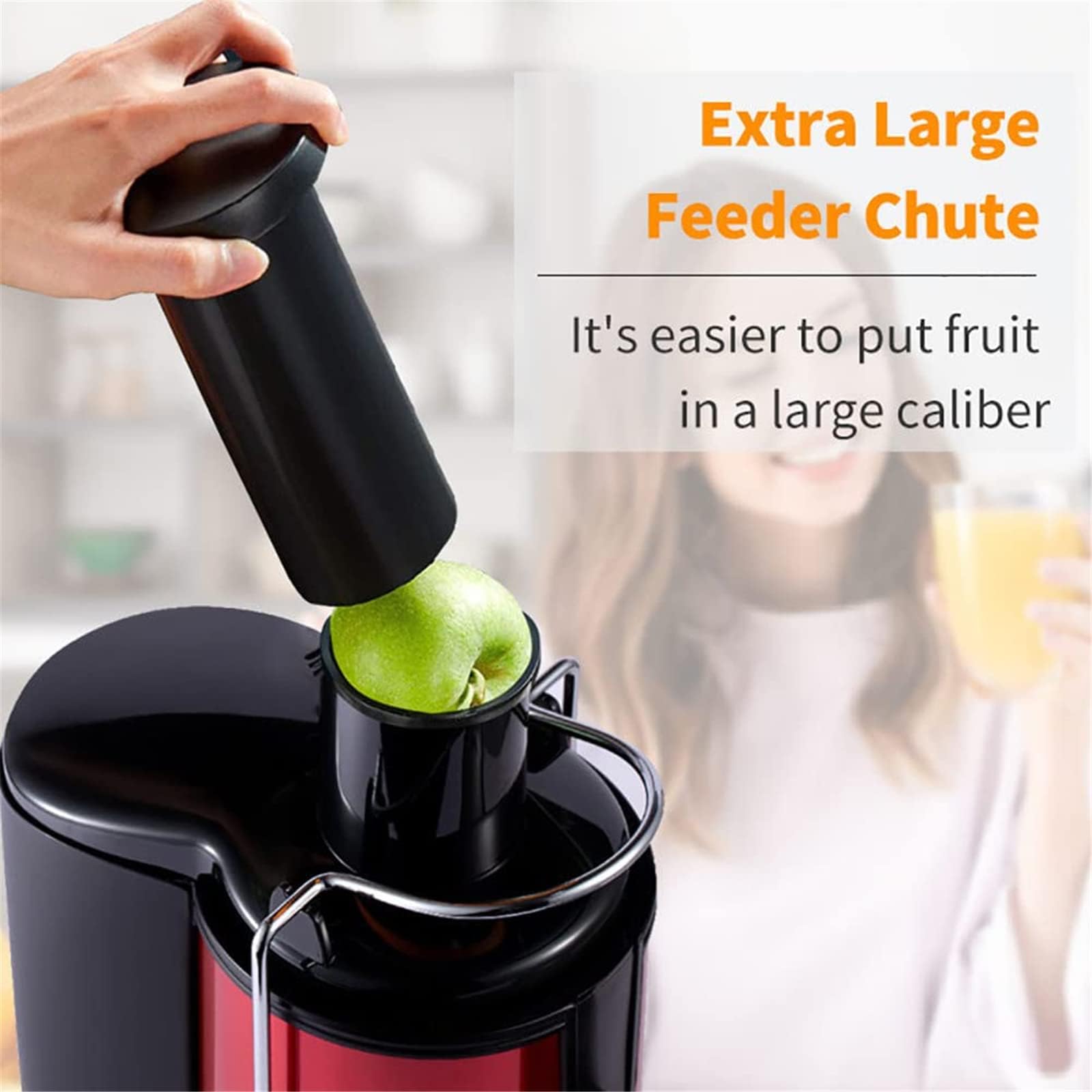 Estrattore di Succo Verticale a Freddo, estrattore di Succo a masticazione lenta, Macchina Professionale a Doppia velocità per Frutta e Verdura ad Alto Contenuto di nutrienti