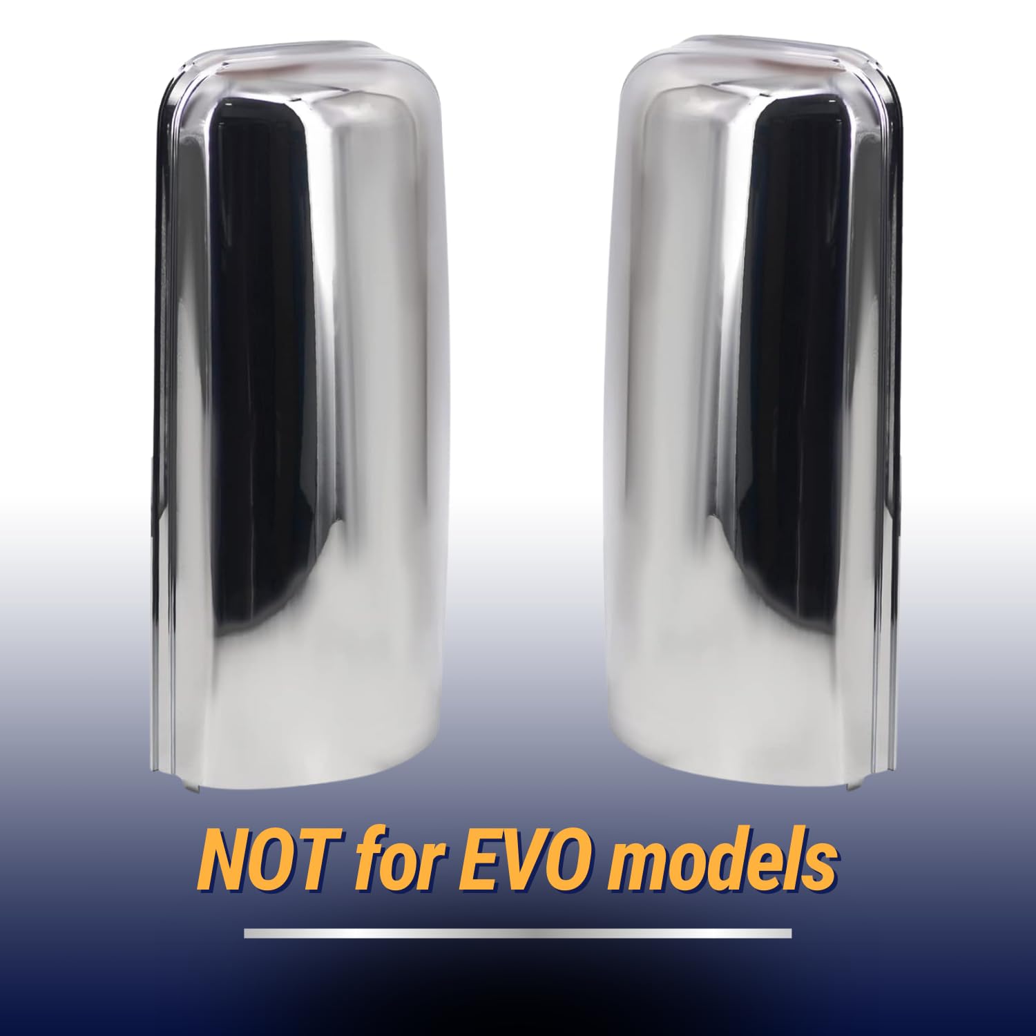 RH Car & Truck Door Handles Pair Of Chrome Door Handle Covers For 2008-2017 Freightliner