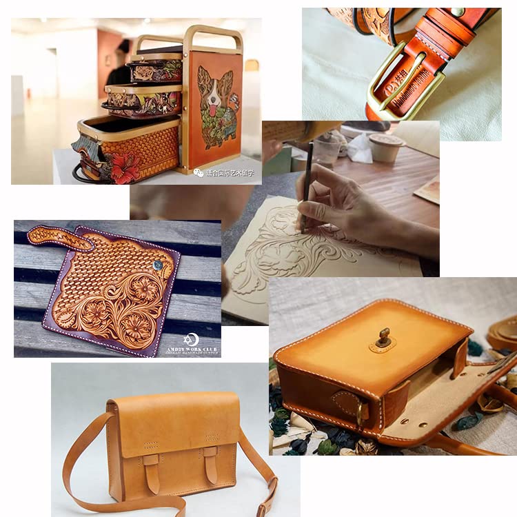 3mm d'épaisseur en Cuir véritable Tissu Vintage Peau de Vache Tannage végétal Cuir Artisanat véritable Peau de Vache Tan Pleine Grain pièces Bande