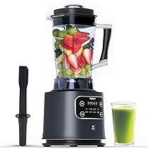 TOKIT 8-IN-1 Frullatore 2000ML, Blender Pro Metallo1400W con Touch LCD e 8 Menu e 9 Velocità per Smoothie, Tritare Verdure e Preparare Bevande Ghiacciate