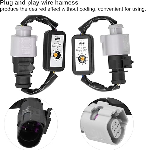 Miniatura 4 de Luces traseras LED, adaptador de señal de giro dinámico, kit de módulo intermitente, compatible con A5 S5 B8.5 B9 2012 2013 2014 2015 2016 2017 2018