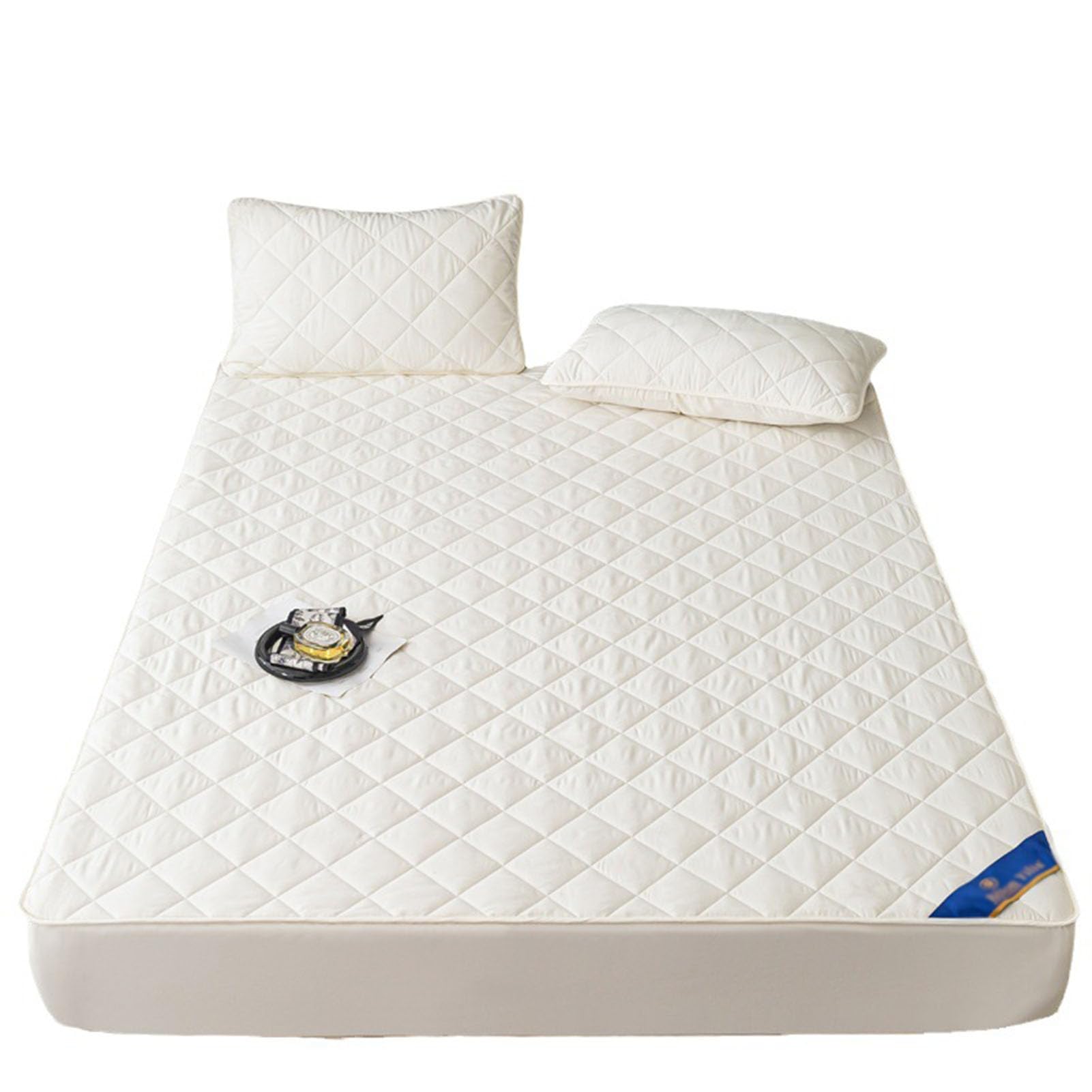 Drap-housse de qualité supérieure matelassé finitions haut de gamme