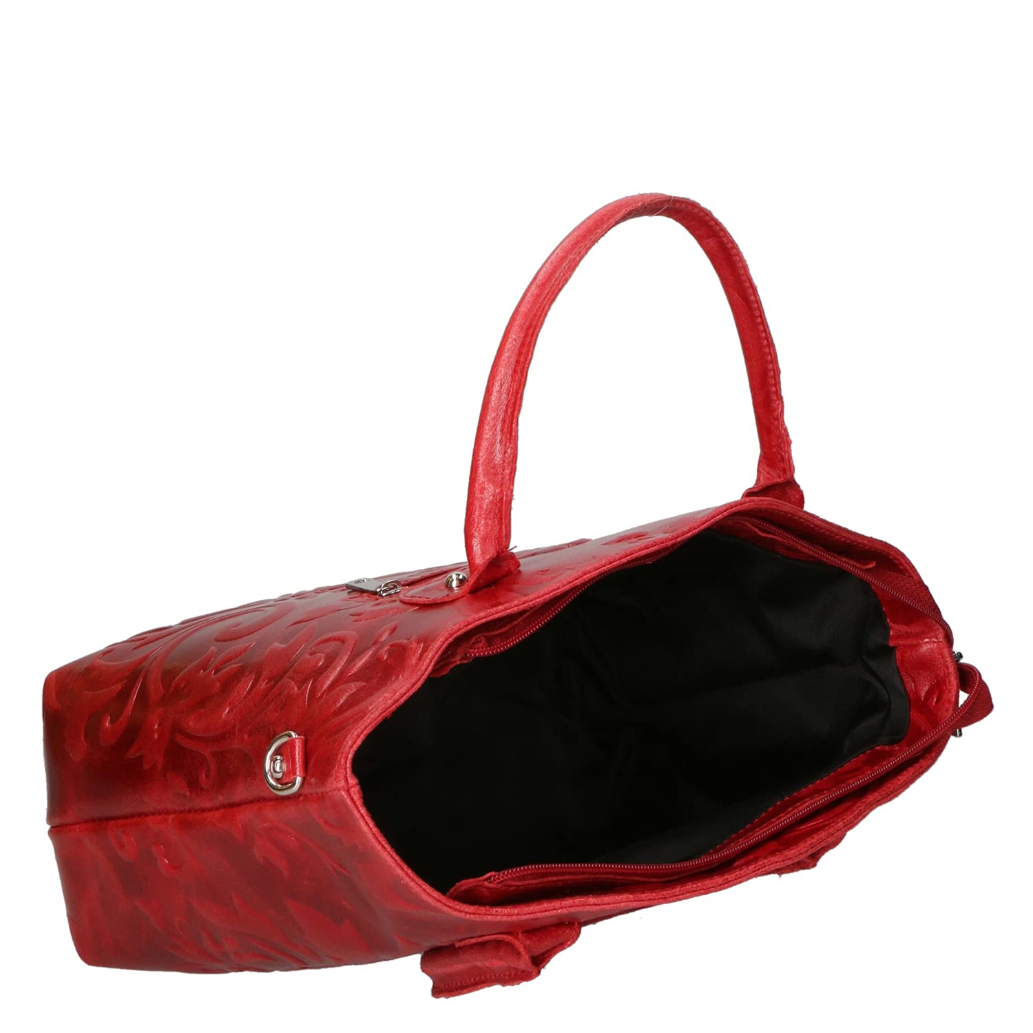 Chicca Borse Borsa tote donna borsa a mano in pelle camoscio stampato borsa media italiana