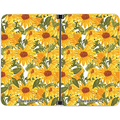 Skinit Tablet Decal Skin Compatible with Surface Duo - Bouffants and Broken Hearts Sunflowers Design