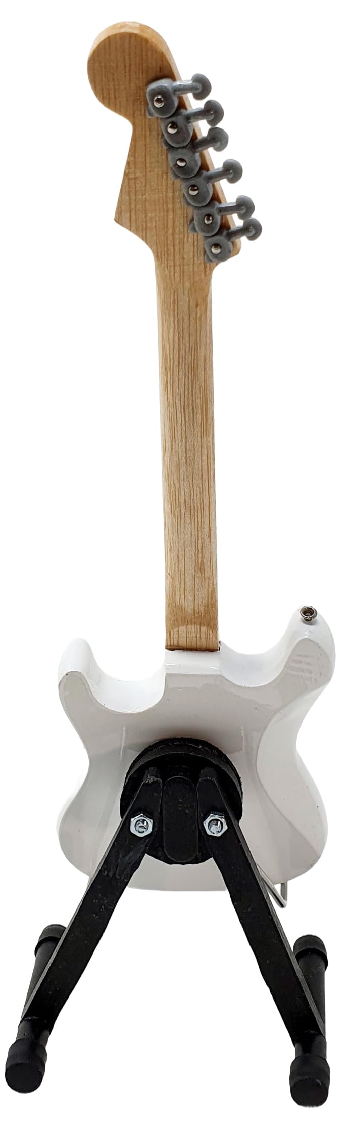 Chitarra Elettrica In Miniatura Bianca Vemars Per Casa Delle Bambole, Scala 1:12, Con Custodia
