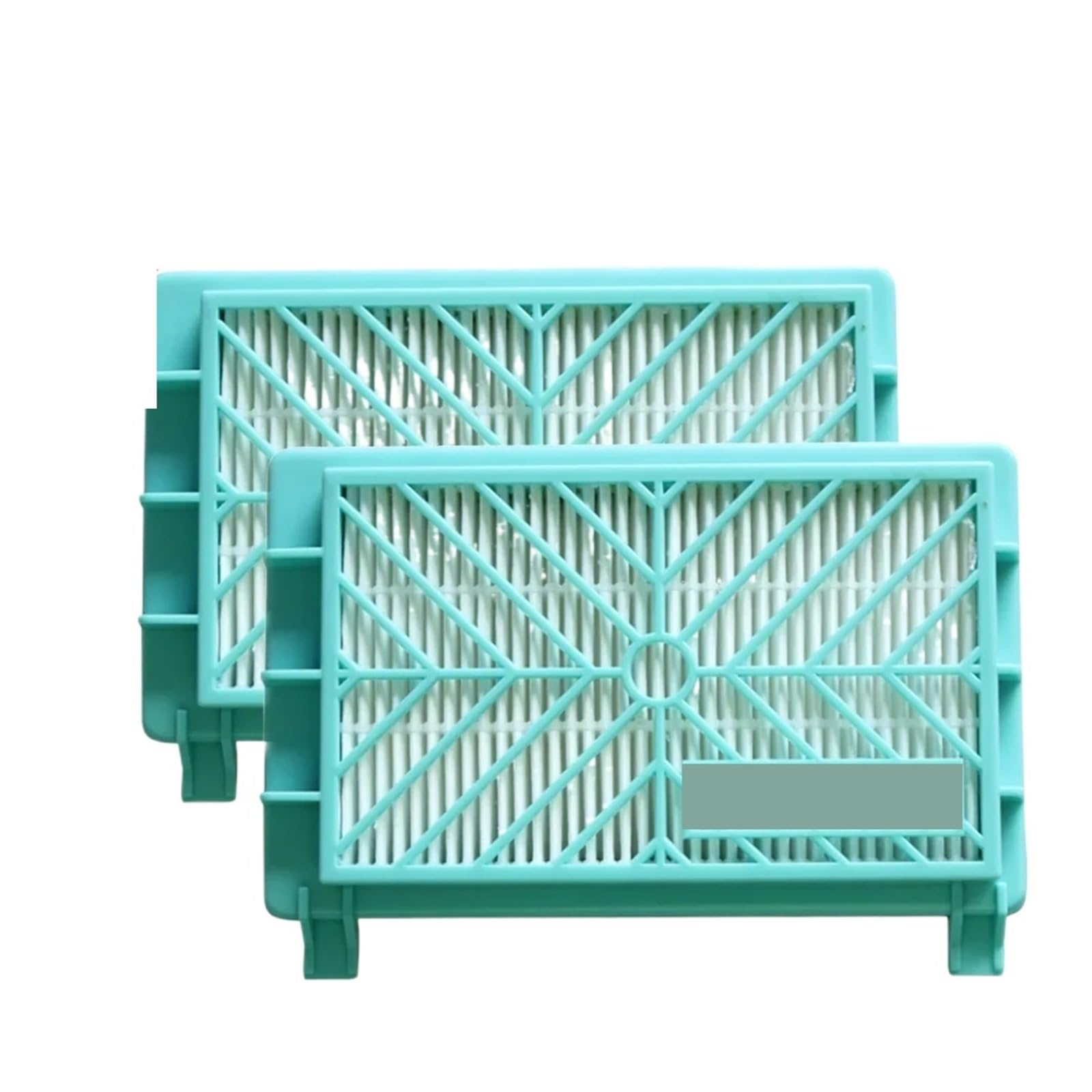 EEZII 2 Pcs/Set Vacuum Cleaner Filter Element + Air Filter,compatible For Philips， FC8720 FC8724 FC8732 FC8734 FC8736 FC8738 FC8740 FC8748(2)