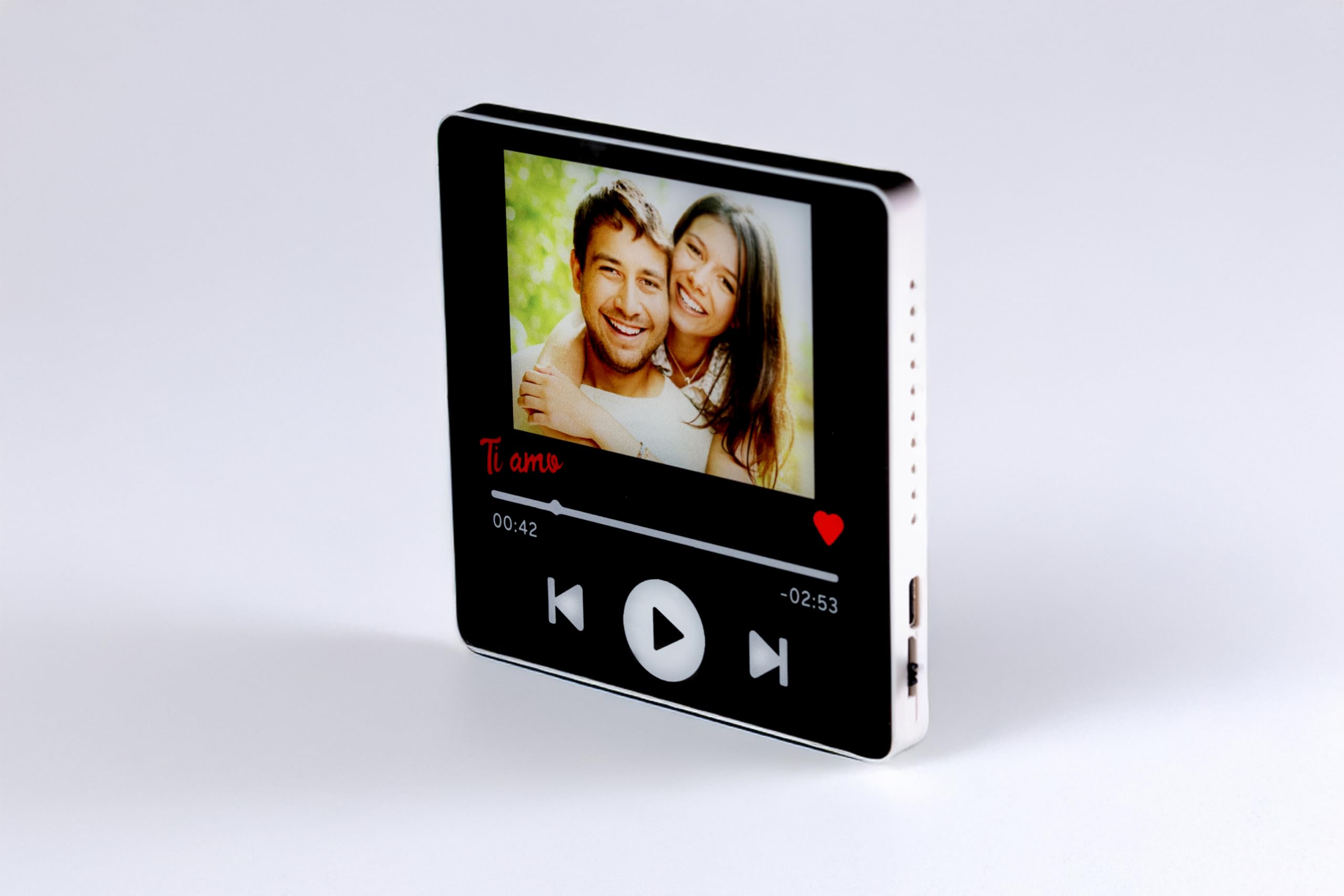 Calamita Musicale Personalizzata con Foto e Canzone anche Cassa Bluethot - Idea Regalo Festa della Mamma - San Valentino - Per Coppie - Per Innamorati - Per Papà