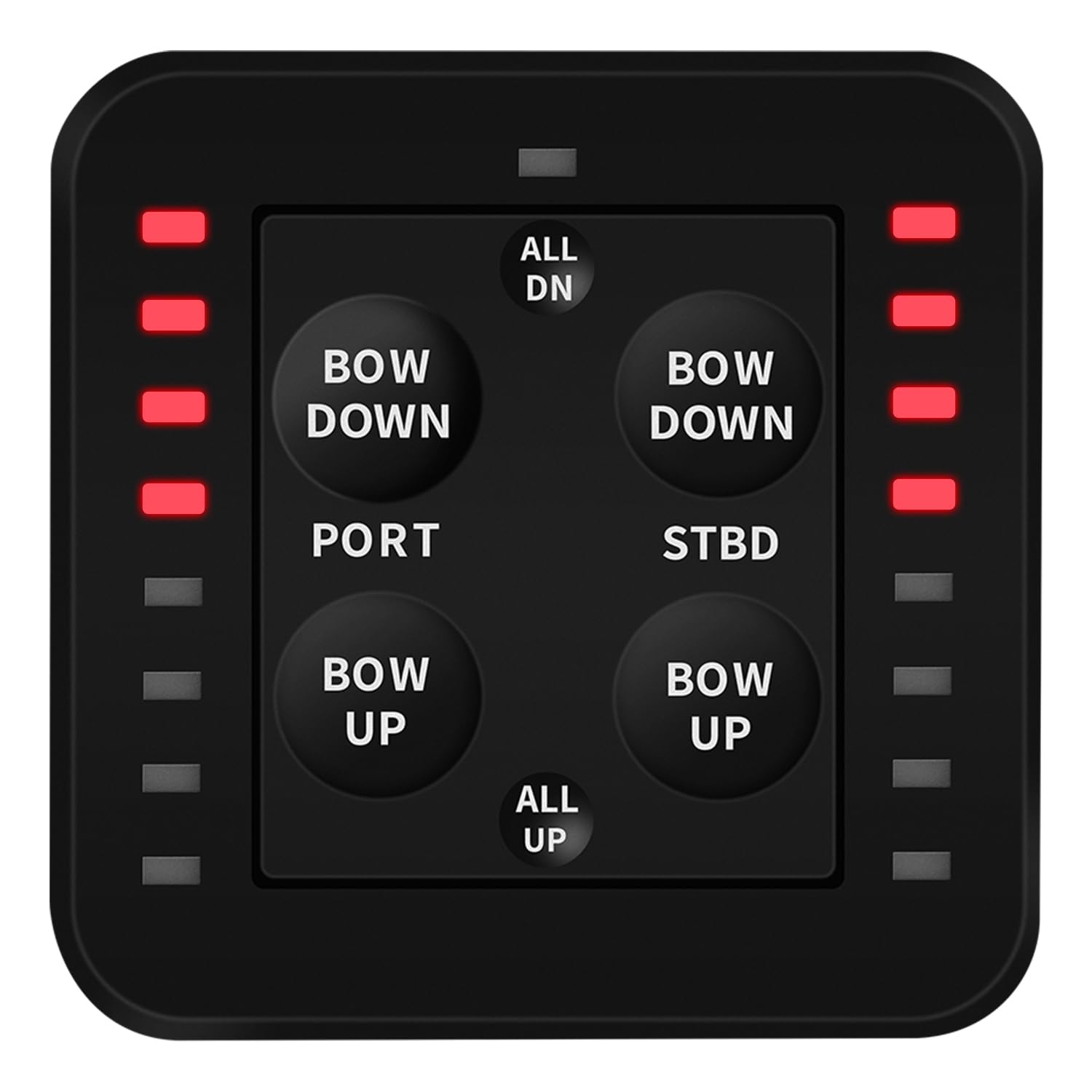 Photo 1 of SLC-11 One-Touch LED Trim Tab Control Panel for Lectrotab, Marine Boat Trim Tab Switch with Auto Retract and LED Position Indicators