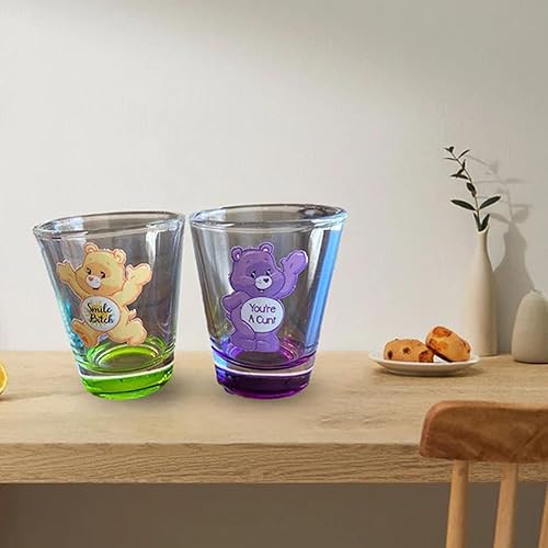 Miniatura 6 de Swear Bears - Juego de 6 vasos de chupito, 1.5 onzas, vasos de chupito con una boca, cóctel, whisky de seis colores
