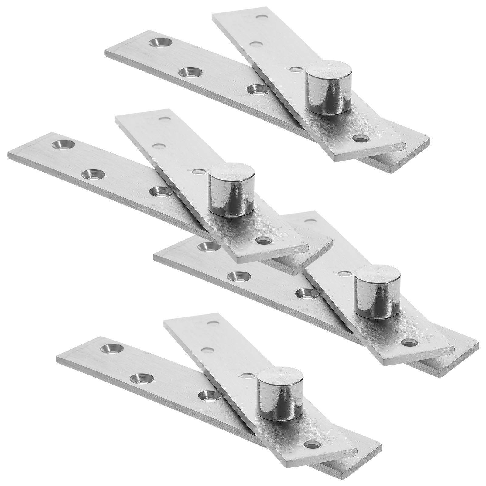 GANAZONO Bisagras Ocultas 360 Grados de Acero Inoxidable Paquete de 4 Piezas para Puertas Secretas Función Antióxido para Armarios y Pantallas Plegables