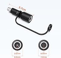 Vista 2 de DC7909 to DC8020 Adapter,Electrical Connector Fit for 100W/200W Portable Solar Panel,Compatible with Jackery Explorer 1000 Pro/1000 Plus/1500