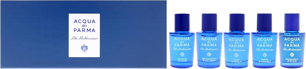 ACQUA DI PARMA Blu Mediterraneo セット Amazon.com : Acqua Di Parma Perfume Gift Set Blue Mediterraneo
