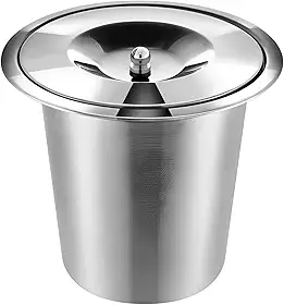 Cesto Lixeira Pia Cozinha Embutir 5 L Inox 304 Não Enferruja AS